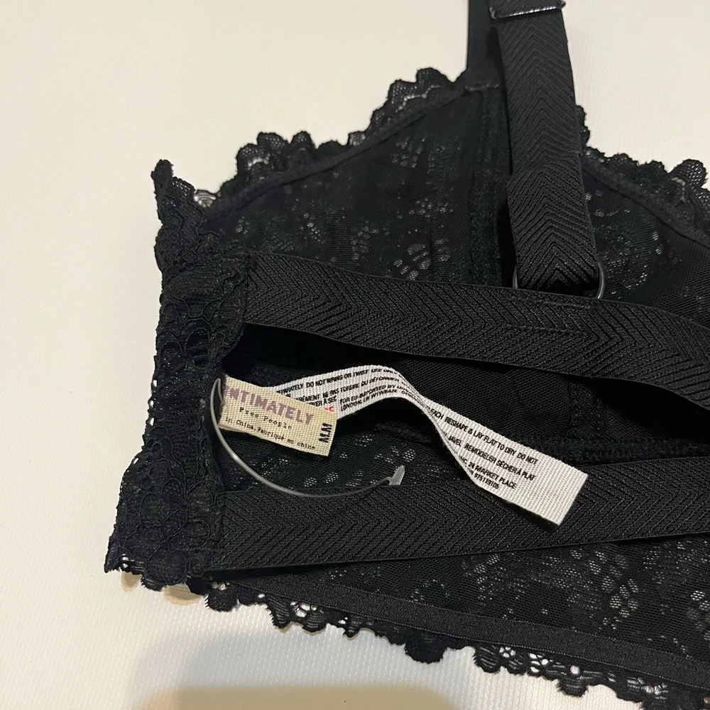 Free People Black Lace Bralette - Picture 3 of 3